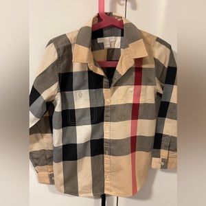 Burberry dress shirt 6y !!